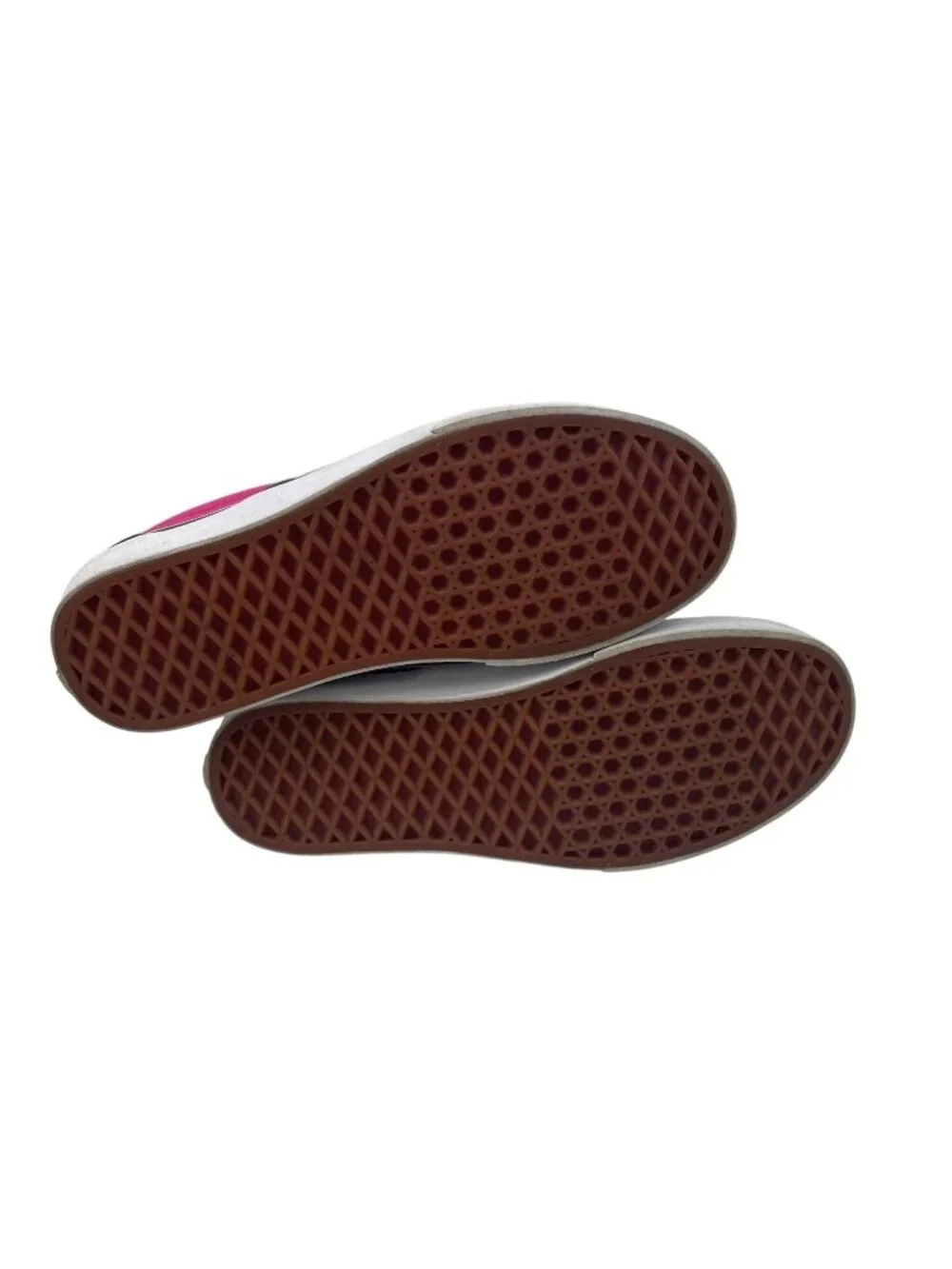 Vans Classic Slip-On Shoes Womens 9.5 Mens 8 Crazy Checkered Multicolor Skate
